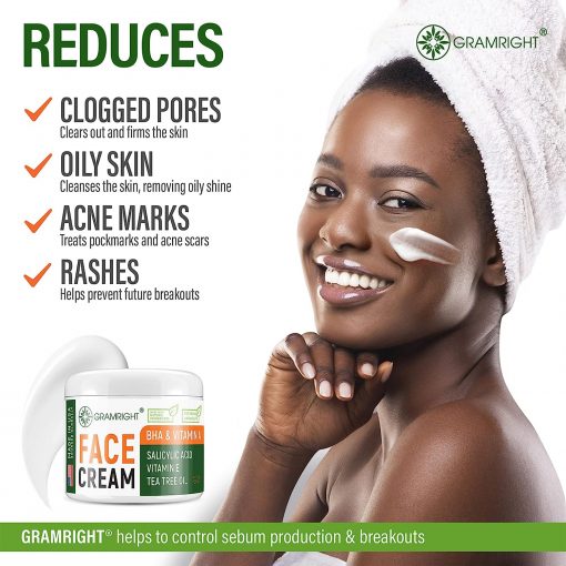Gramright Bha & Vitamin A Face Cream - 118 ml