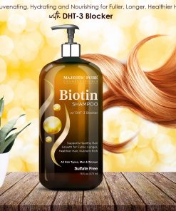 Majestic Pure Biotin Shampoo with DHT-3 Blocker - 473 ml