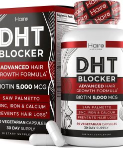 Hairo DHT Blocker Advanced Hair Growth Formula (Biotin 5,000 mcg) - 60 veg capsules