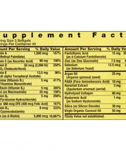 Spring Valley Extra Strength Hair, Skin & Nails (5,000 mcg Biotin) - 120 softgels
