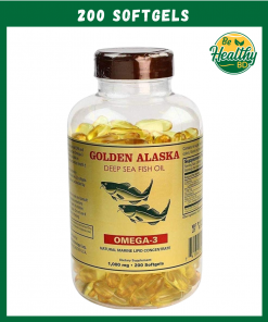 NCB Golden Alaska Deep Sea Fish Oil Omega-3 (1,000 mg) - 200 softgels