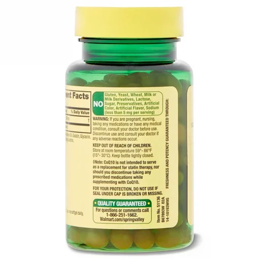 Spring Valley Co Q10 (100 mg) - 60 softgels