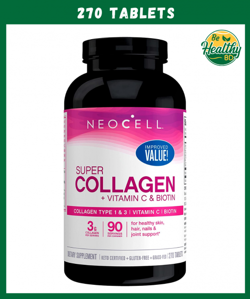 Neocell Super Collagen + Vitamin C & Biotin - 270 tablets