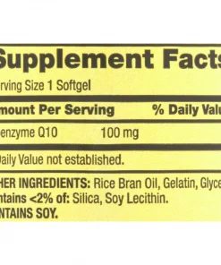 Spring Valley Co Q10 (100 mg) - 60 softgels