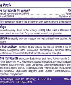 Mangilife Relaxing Leg Cream PM - 113 gram