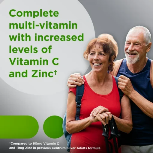 Centrum Silver Multivitamin Adults 50+ (New Look) - 125 tablets