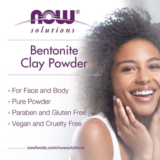 Now Solutions Bentonite Clay Powder Pure - 312 gram