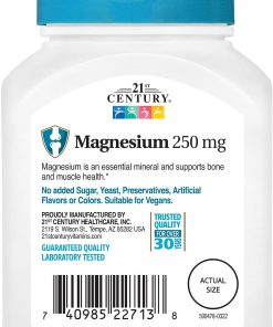 21st Century Magnesium (250 mg) - 110 tablets