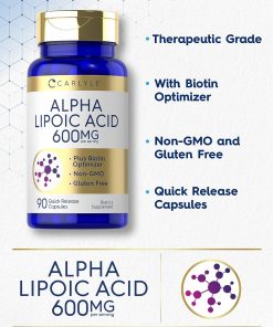 Carlyle Alpha Lipoic Acid (600 mg) - 90 capsules