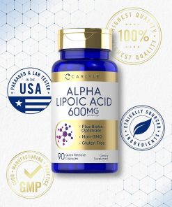 Carlyle Alpha Lipoic Acid (600 mg) - 90 capsules