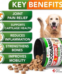 Vet Promise Glucosamine Hip & Joint + Chondroitin - 120 soft chews