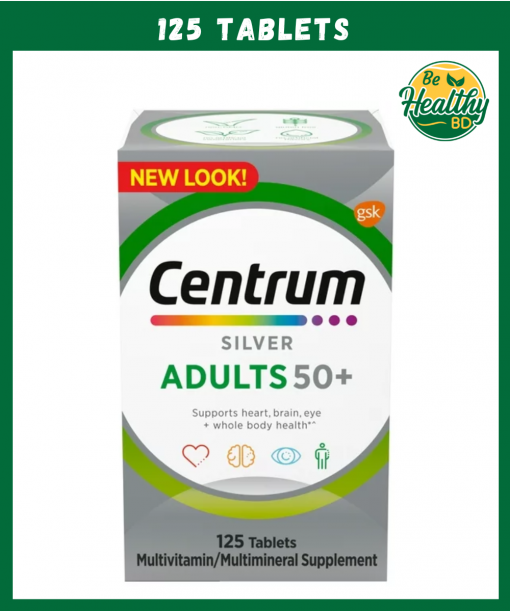 Centrum Silver Multivitamin Adults 50+ (New Look) - 125 tablets