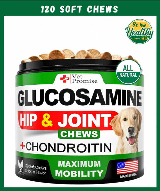 Vet Promise Glucosamine Hip & Joint + Chondroitin - 120 soft chews