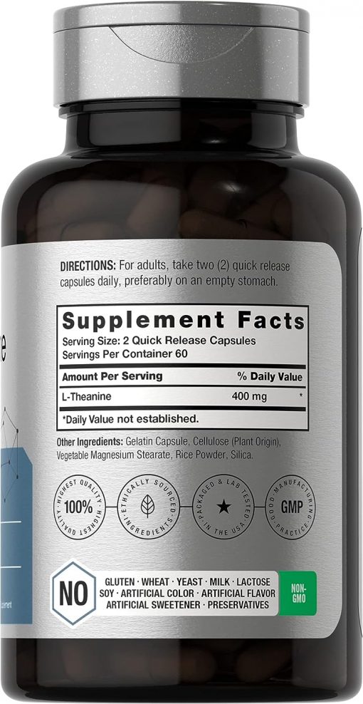 Horbaach L-Theanine (400 mg) - 120 capsules