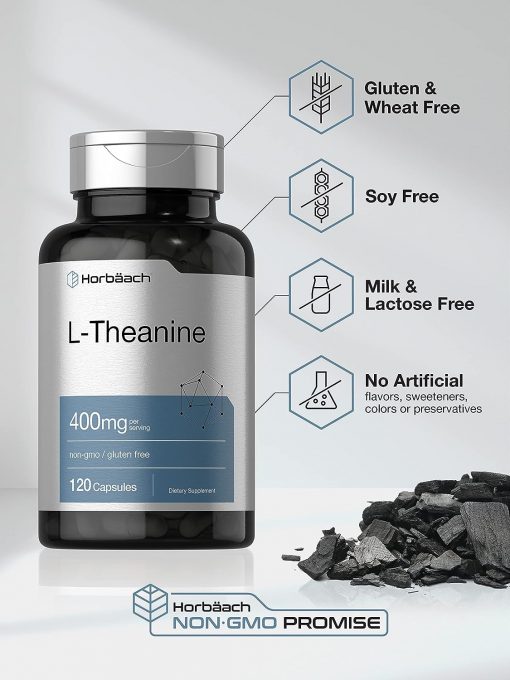 Horbaach L-Theanine (400 mg) - 120 capsules