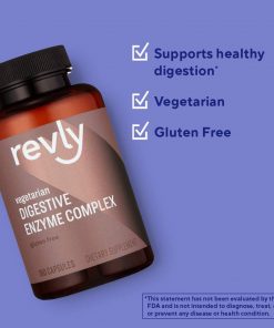 Revly Vegetarian Digestive Enzyme Complex - 180 capsules