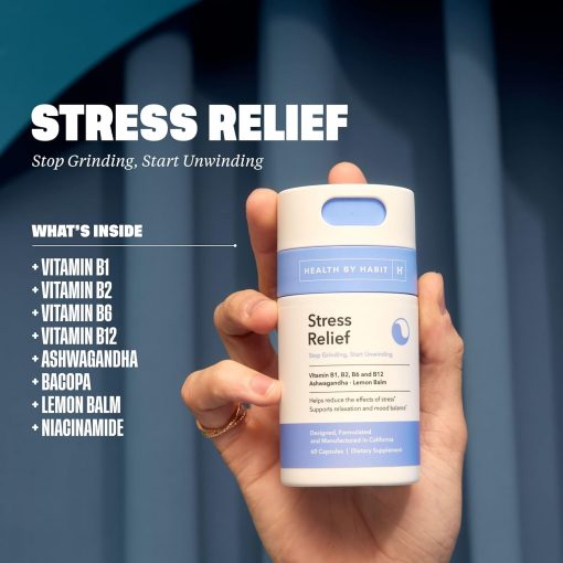 Health By Habit Stress Relief - 60 capsules