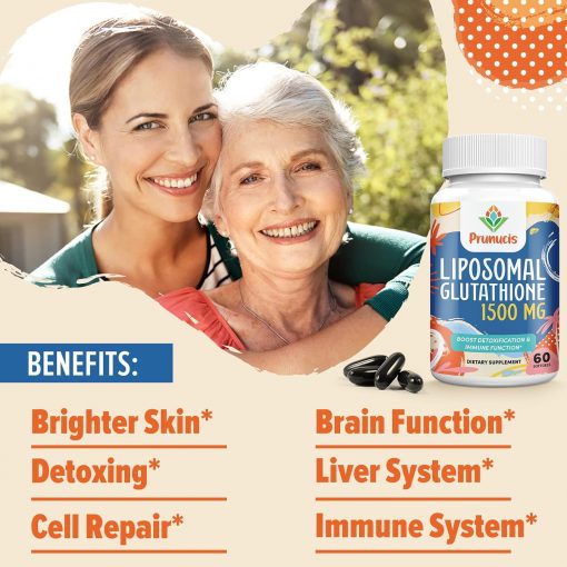 Prunucis Liposomal Glutathione (2,400 mg) - 60 softgels