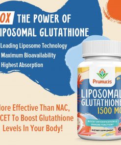 Prunucis Liposomal Glutathione (2,400 mg) - 60 softgels
