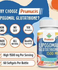 Prunucis Liposomal Glutathione (2,400 mg) - 60 softgels