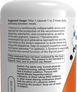 Now L-Tyrosine (500 mg) - 120 capsules