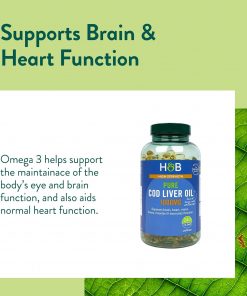 Holland & Barrett Pure Cod Liver Oil (1,000 mg) - 240 capsules