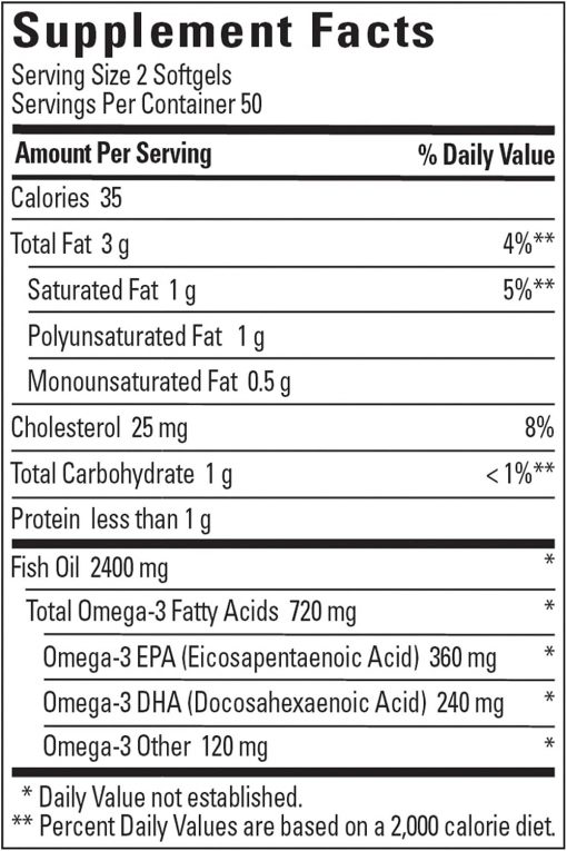Nature Made Fish Oil (1,200 mg) - 100 softgels