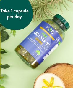 Holland & Barrett Pure Cod Liver Oil (1,000 mg) - 240 capsules