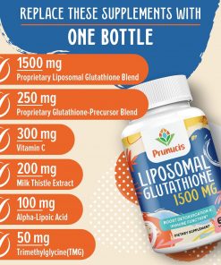 Prunucis Liposomal Glutathione (2,400 mg) - 60 softgels