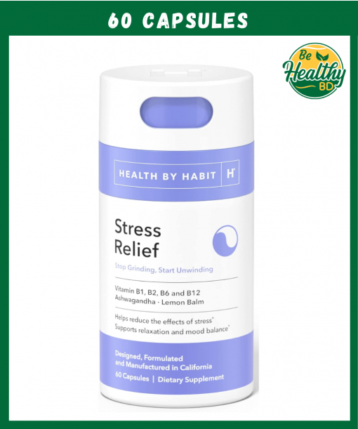 Health By Habit Stress Relief - 60 capsules