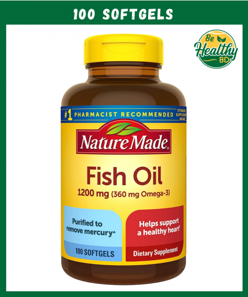 Nature Made Fish Oil (1,200 mg) - 100 softgels