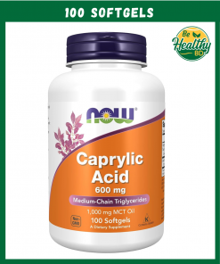 Now Caprylic Acid (600 mg) - 100 softgels