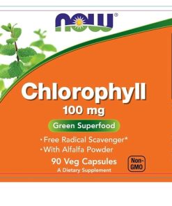 NOW Chlorophyll (100 mg) - 90 Veg Capsules