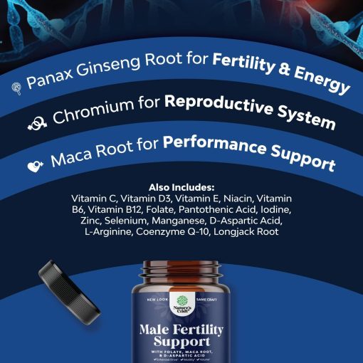Nature's Craft Fertility Booster Men's Support - 90 capsules