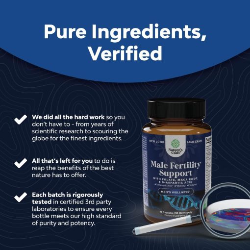 Nature's Craft Fertility Booster Men's Support - 90 capsules