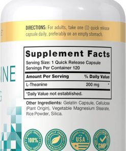 Carlyle L-Theanine (200 mg) - 120 capsules