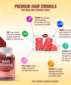 Toplux Hair Vitamins Gummies - 60 gummies