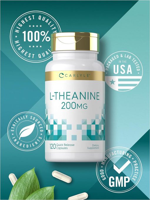 Carlyle L-Theanine (200 mg) - 120 capsules