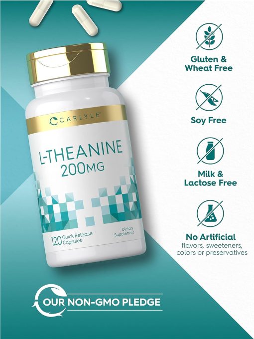 Carlyle L-Theanine (200 mg) - 120 capsules