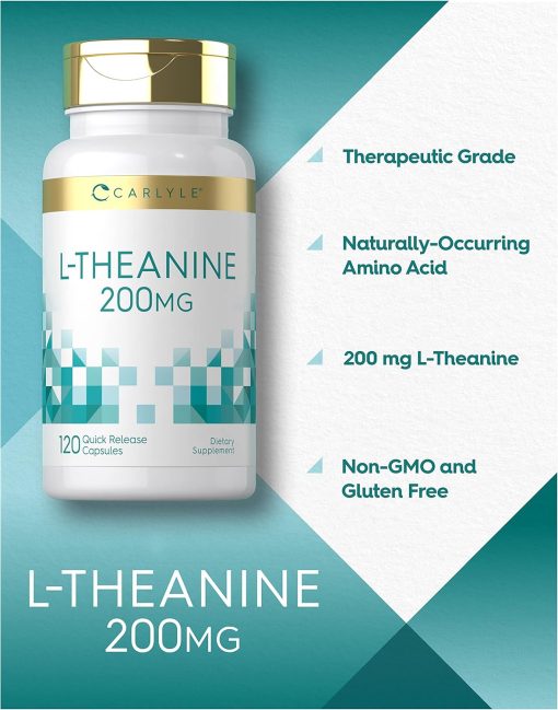 Carlyle L-Theanine (200 mg) - 120 capsules