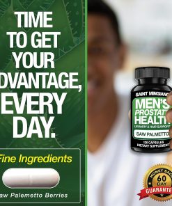 Saint Mingiano Men's Prostate Health Saw Palmetto - 120 capsules