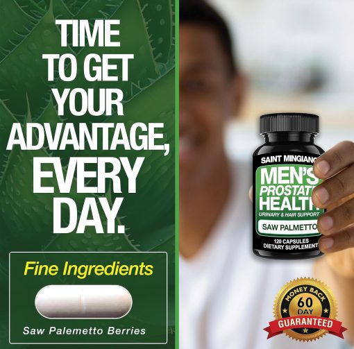 Saint Mingiano Men's Prostate Health Saw Palmetto - 120 capsules