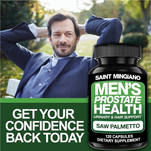 Saint Mingiano Men's Prostate Health Saw Palmetto - 120 capsules