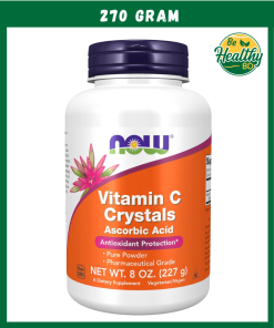 Now Vitamin C Crystals Ascorbic Acid Powder - 270 gram