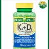 Spring Valley Vitamin K2 (90 mcg) + D3 (5,000 IU) - 90 vegetarian capsules