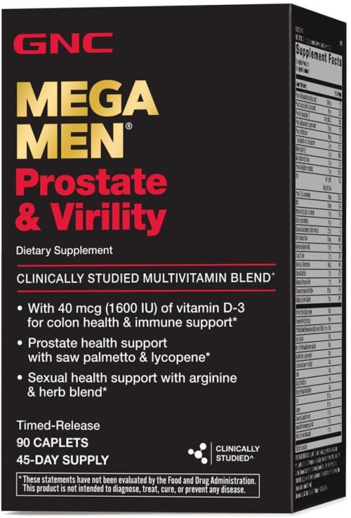 GNC Mega Men Prostate & Virility - 90 caplets