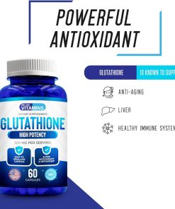 We Like Vitamins Glutathion (500 mg) Antioxidant & Detoxifier - 60 capsules