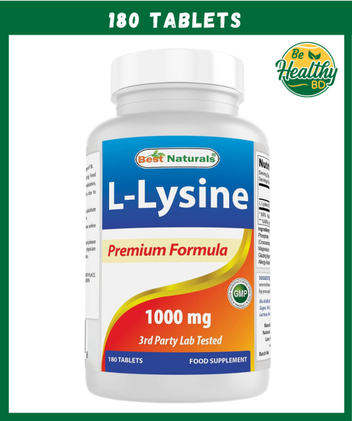 Best Naturals L-Lysine (1,000 mg) - 180 tablets