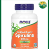 Now Certified Organic Spirulina (500 mg) - 200 tablets
