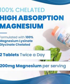 Doctor's Best High Absorption Magnesium Lysinate Glycinate (100 mg) - 240 tablets